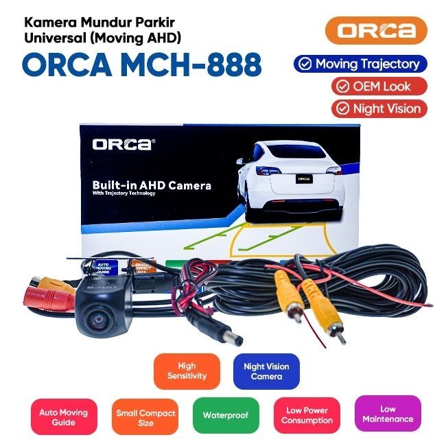 กล้อง Orca Automoving AHD - กล้องจอดรถ Orca Automoving MC 888