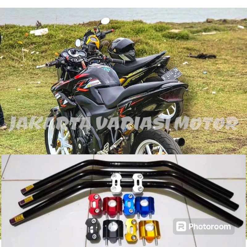 แฮนด์, แฮนด์, แฮนด์, รุ่น rzr roadrace, ยก, ที่ยึด cnc, นําเข้า, สากล, pnp, honda CB 150R, OLD, CB 1