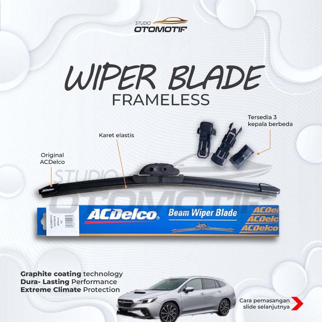 SUBARU WRX WAGON 2023 Acdelco Beam Frameless WIPER
