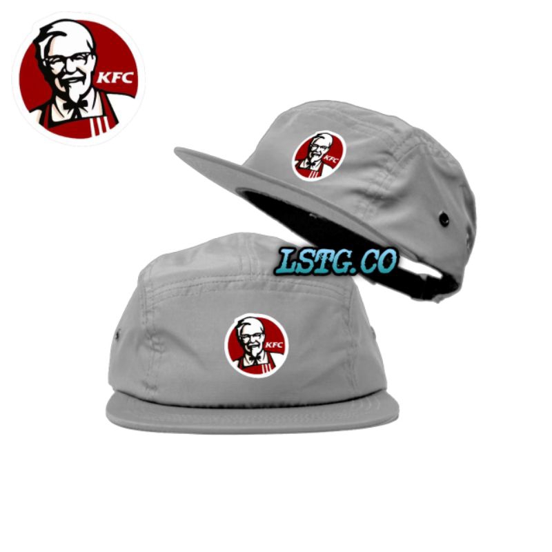KFC 5 แผงหมวก - หมวก Snapback ห้าชั้น Casual - หมวก Distro พรีเมี่ยมสําหรับผู้ชายและผู้หญิง - รูปที่ 5