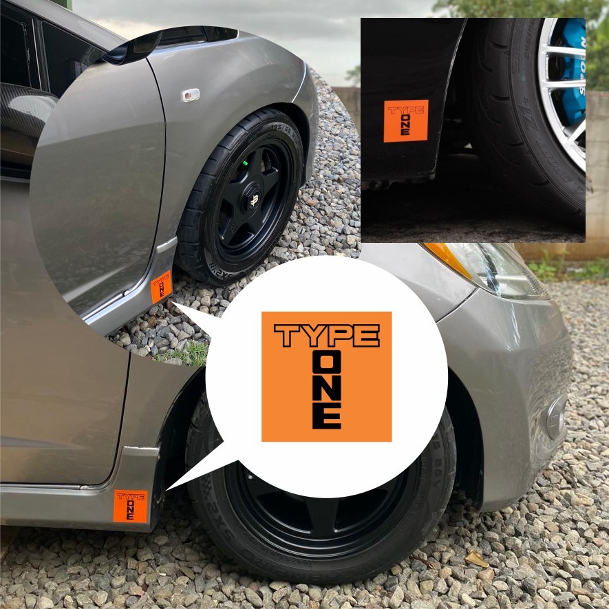 สติ๊กเกอร์ติดรถ Jdm - สติ๊กเกอร์ TYPEONE TYPE ONE SPOON JAZZ FREED FIT BRIO Sticker