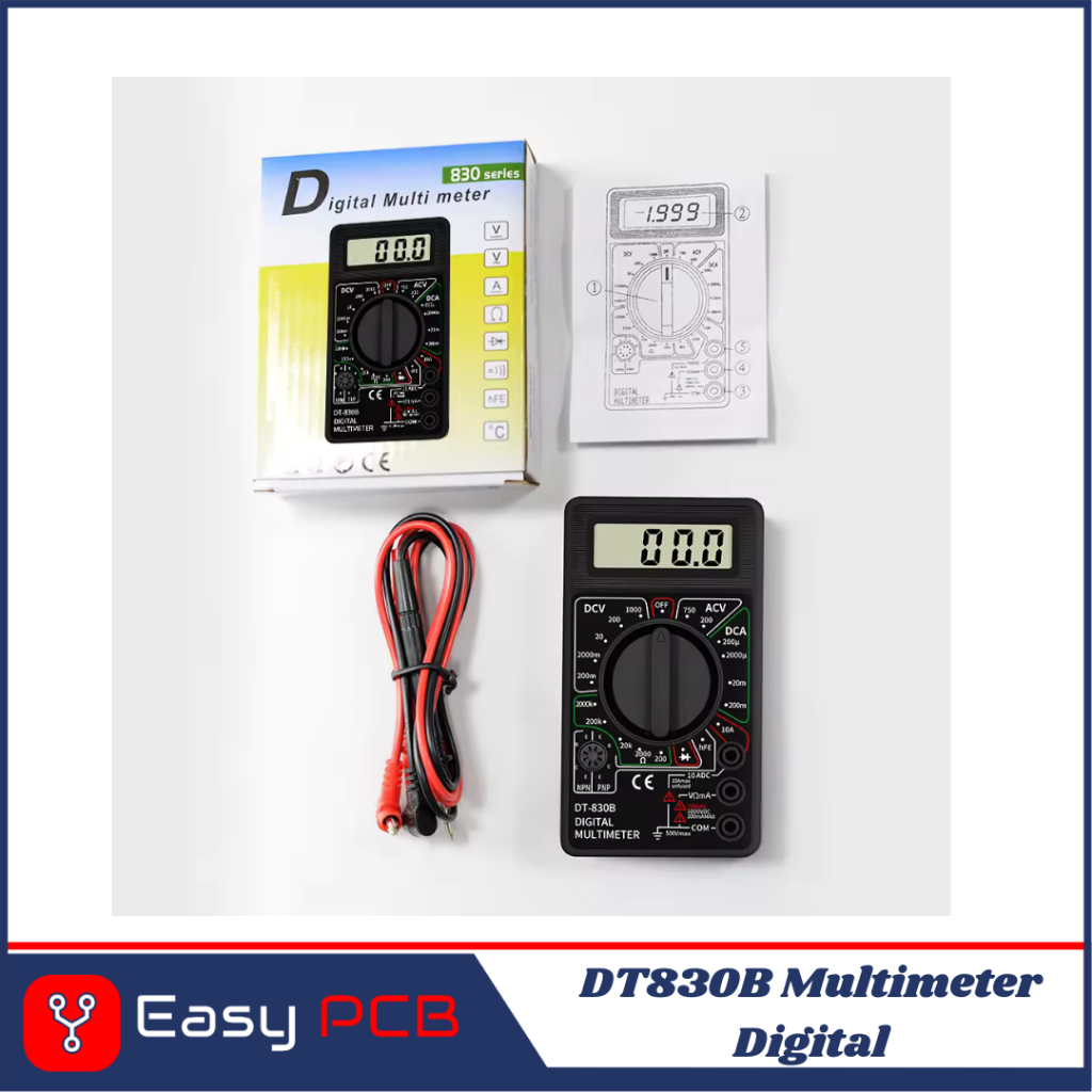 DT830B มัลติมิเตอร์แบบดิจิตอล