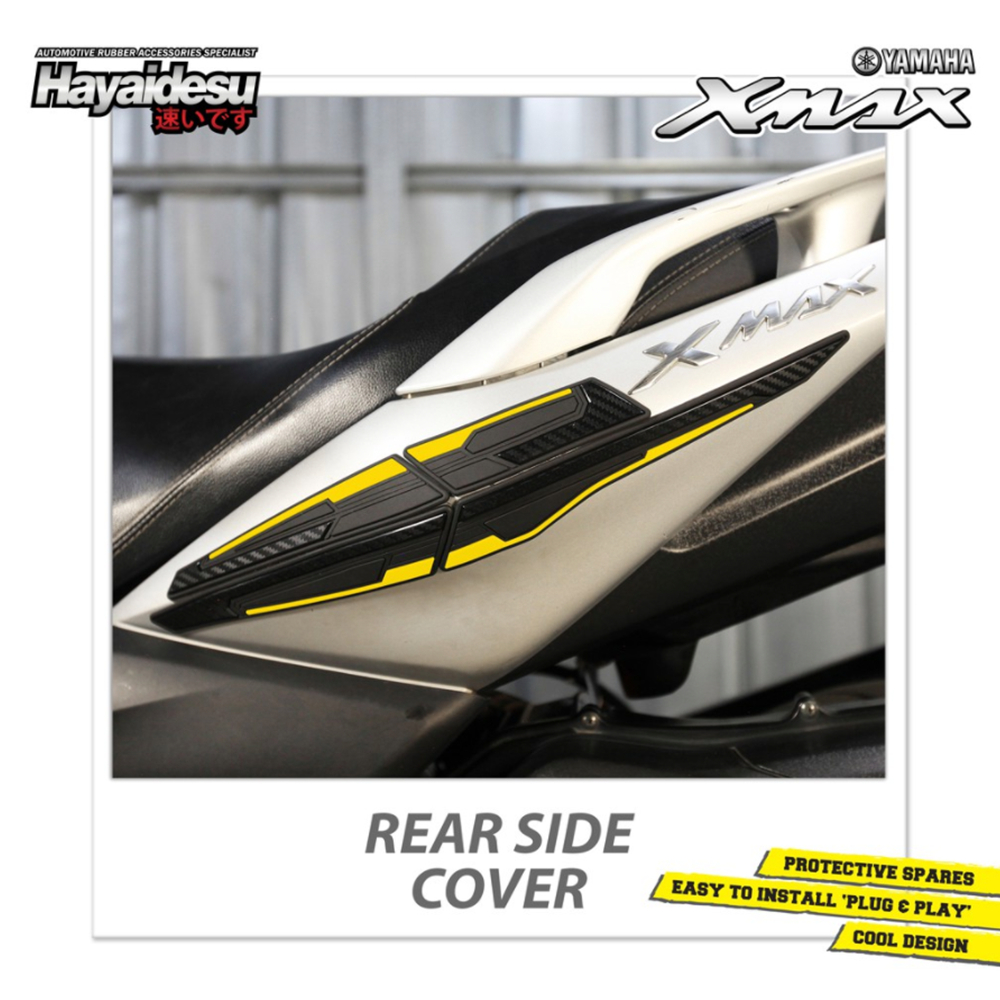 YAMAHA XMAX 2017-2022 Body Protector รถจักรยานยนต์ REAR SIDE Cover HAYAIDESU (ขวาและซ้าย)
