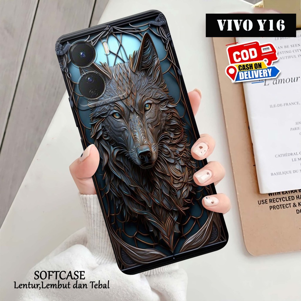 เคส HP ล่าสุด Vivo Y16 - เคสแฟชั่นสัตว์ - เคสโทรศัพท์ Vivo Y16 ล่าสุด - เคส Vivo Y16 - เคส Pro Camer