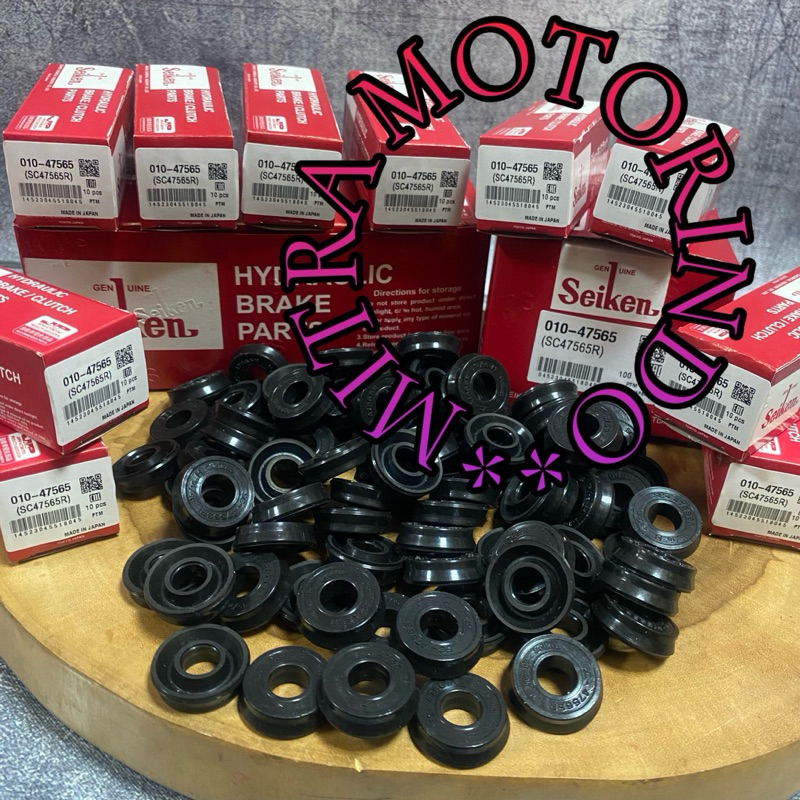 Kijang ยางเบรคหน้า 3K/5K ยี่ห้อ Seiken Japan SC47565 15/16" บรรจุ 10 ชิ้น