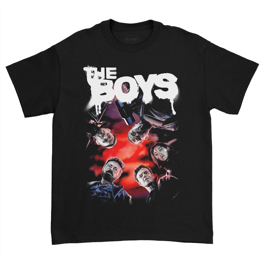 เสื้อยืด The Boys Movie Cotton 20s เสื้อยืด