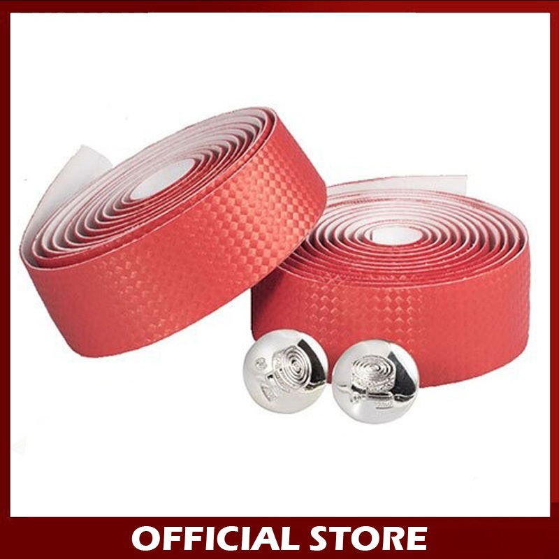 MERAH Road Bike Bar Tape Dropbar Racing Wrap Carbon Red