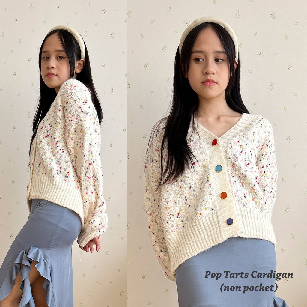 Bling It On - คาร์ดิแกน Pop Tarts/ คาร์ดิแกนผ้าถัก
