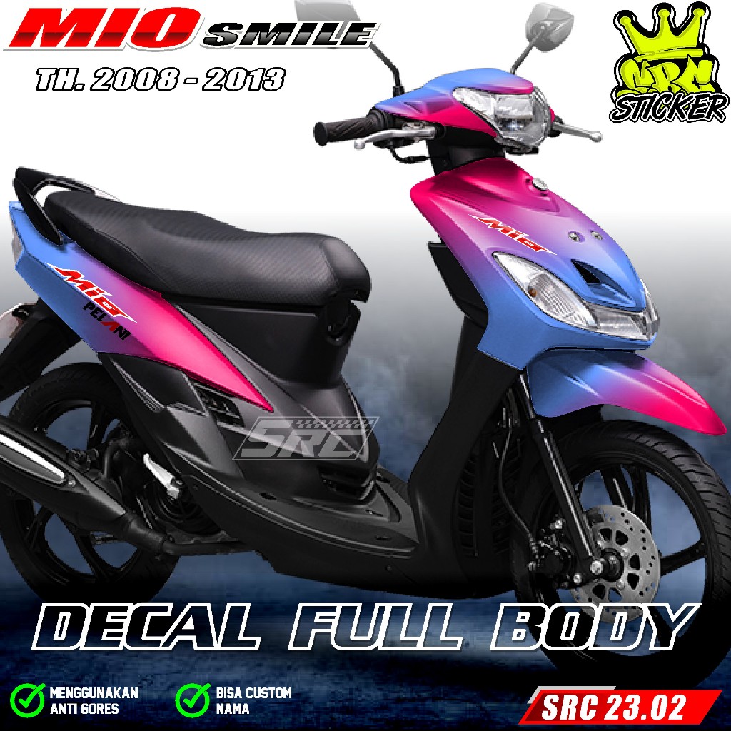 Yamaha Mio Smile Full Body Decal สติกเกอร์ 2008 2009 2010 2011 2012 2013 Decal สติกเกอร์ Full Body M