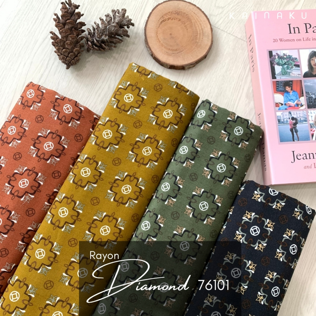 RAYON DIAMOND 76101 I ผ้าขายปลีก (ขนาดขอไม่ได้)