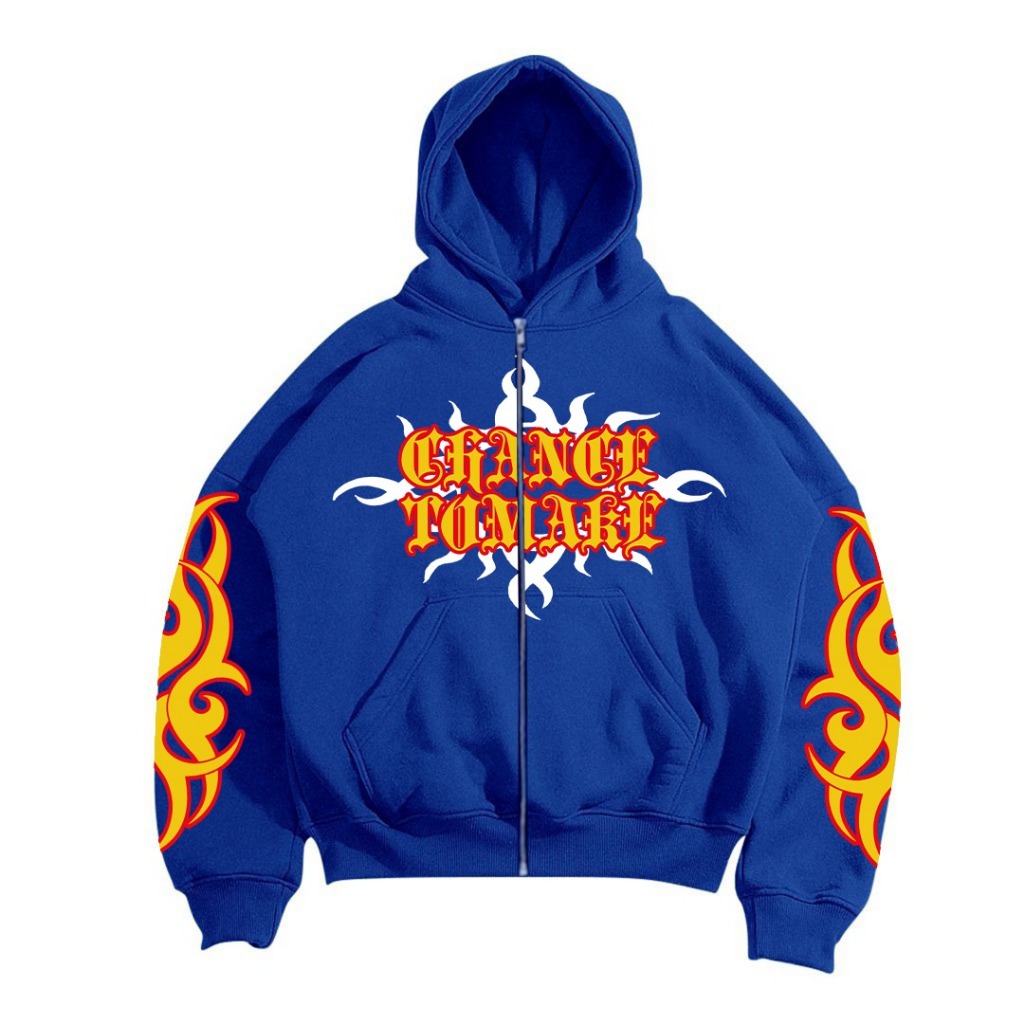 GLGS | HOODIE BOXY OVERSIZE DOUBLE ZIPPER SHILAW | FLEECE FLEECE FLEECE