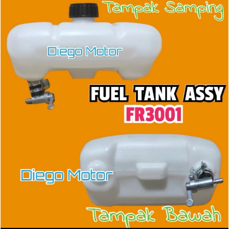 FUEL TANK ASSY COMPLETE STIHL OIL TANK FAUCET สมบูรณ์ FR3001 FAUCET