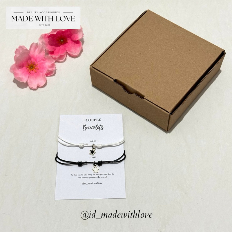 สร้อยข้อมือจี้ดาว | COUPLE BRACELET | COUPLE BRACELET | Couple Bracelets | ID_MADEWITHLOVE | MWL16