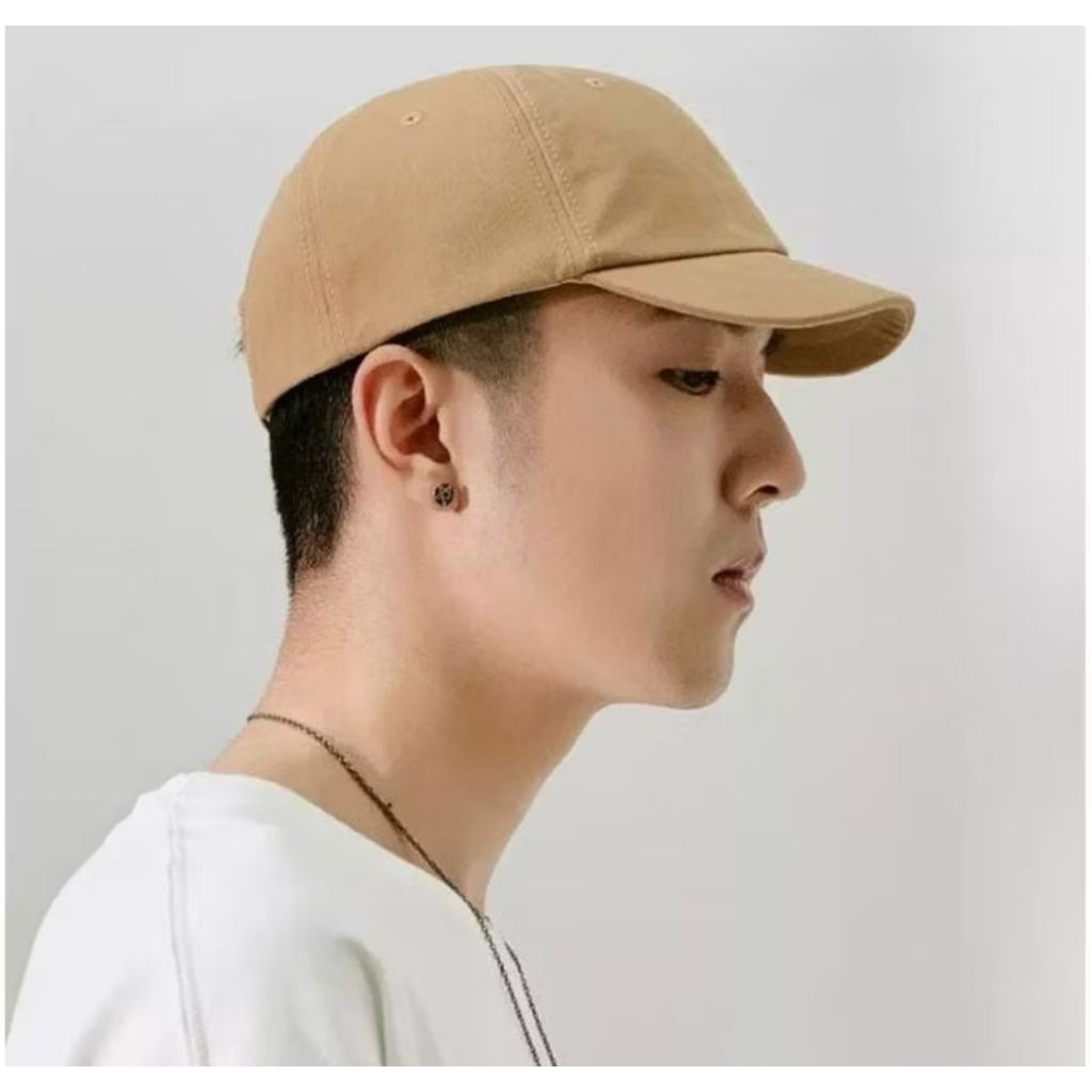 จัดส่งฟรี CLASSIC JAPAN STYLE SHORT TONGUE HAT / SHORT TONGUE KOREAN BASEBALL HAT / SHORT TONGUE BAS