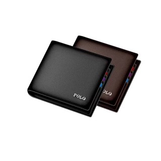 Dompet Pria lipat Elegan Kulit Sintetis  Free Box