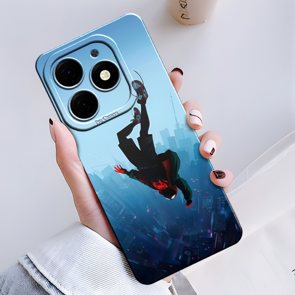 Clear.Case - Soft Case สําหรับ Tecno Spark 20 / Spark 20 Pro / Spark 20 C Case Fusion Spiderm4n Moti