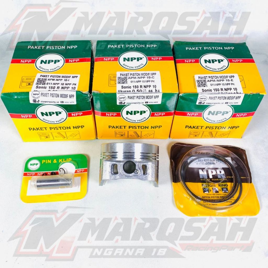 ลูกสูบ Sonic 150 R 65.5 66 66.5 67 67.5 PIN 14 Npp Custome โดม 65.5 66 66.5 67 67.5 Npp 10 MARQSAH S