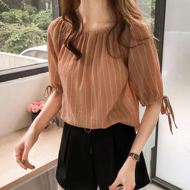 •SECLAIRE• 02L BLOUSE SABRINA KOREA WOMEN CILIA