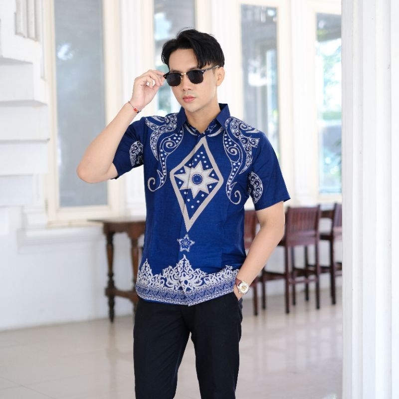 SHORT BLUE GEM, SOFT MATERIAL, COOL, SOFT, SEAT ABSORBING และสวมใส่สบาย