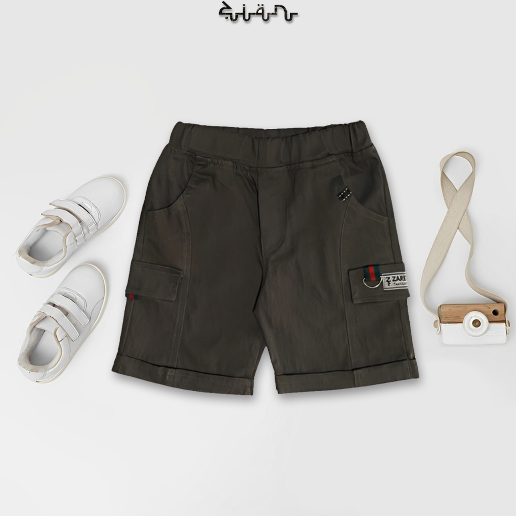 Zian - CHINO CARGO BOYS SHORTS 1-12 ปี