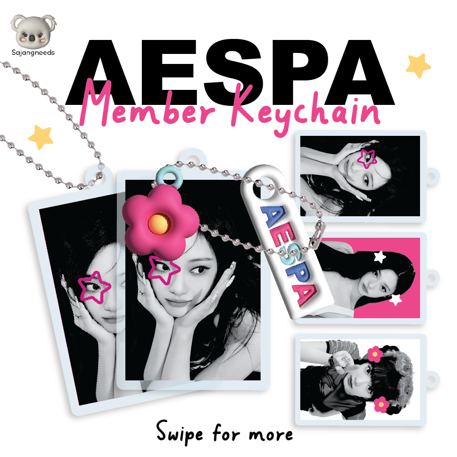 Aespa MEMBER KEYCHAIN