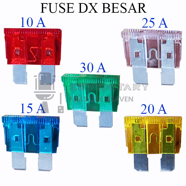 FUSE FUSE DX ปลั๊กขนาดใหญ่ FUSE 10A 15A 20A 25A 30A