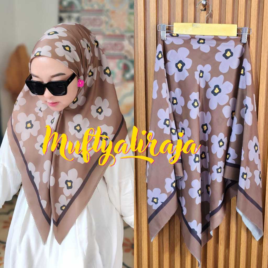 ลายสี่เหลี่ยมผืนผ้า HIJAB Motif ล่าสุด Premium Motif ผ้าคลุม Voal ลายพรีเมี่ยม Quadrdisal