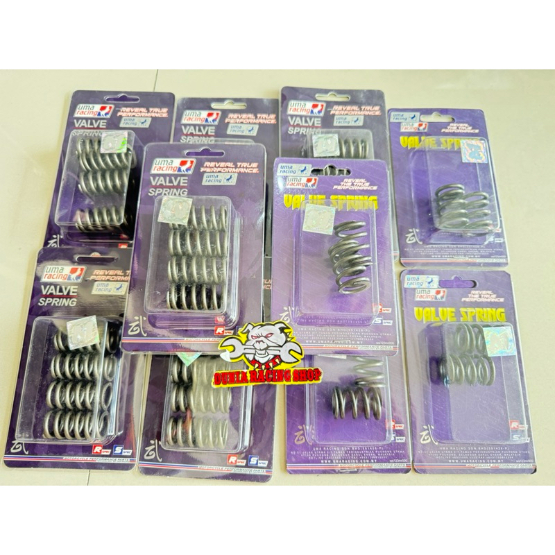 Uma racing Valve Spring 32MM Universal Uma Valve Spring 32MM 39MM 47MM Mx king Satria Fu GSX Jupiter MX 135 Vixion new Jupiter Beat Mio Vario Blade Kharproma Supra125 Shogun Mio M3 Fino Nouvo Mio j Xeon R15 เดิม