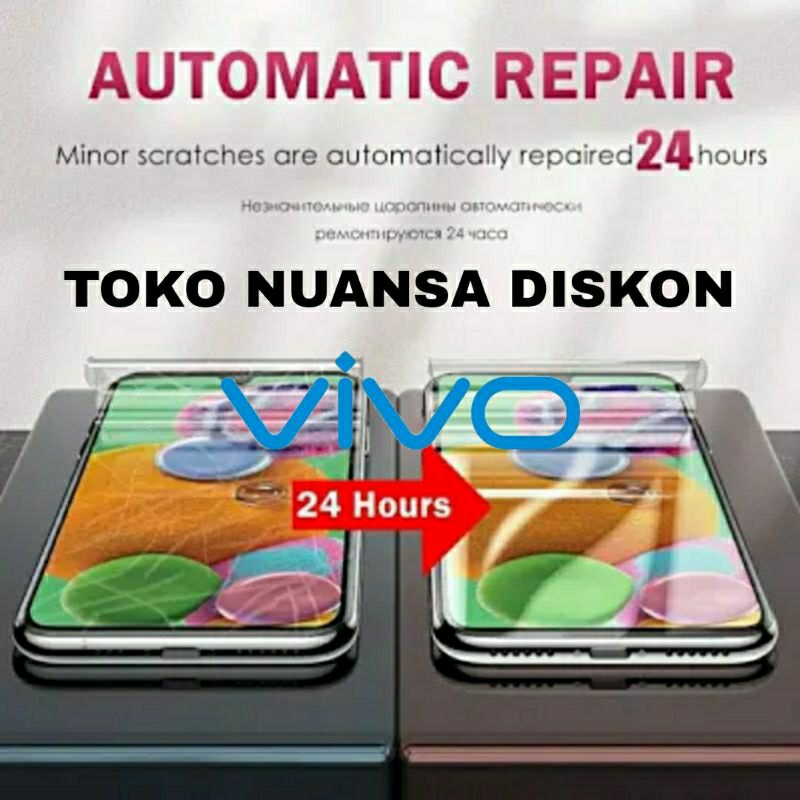 LAYAR ANTI-SCRATCH HYDROGEL AUTO REPAIR HP SCREEN VIVO V29E Y17S Y16 Y01 Y32 Y75 Y27 V23 V27E Y55 Y3