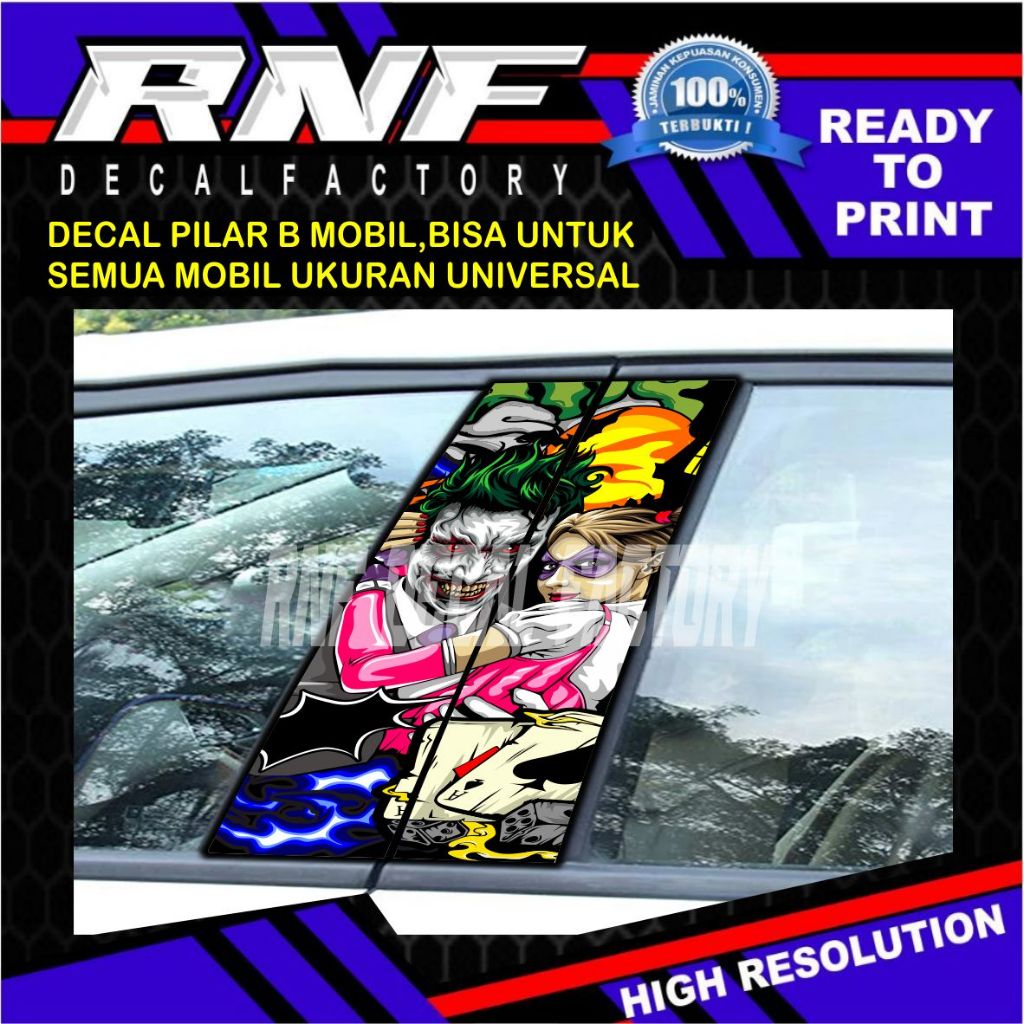 สติ๊กเกอร์วาดรูป, สติ๊กเกอร์อเนกประสงค์, สติ๊กเกอร์อเนกประสงค์, สติ๊กเกอร์ JOKER DECAL STICKERS