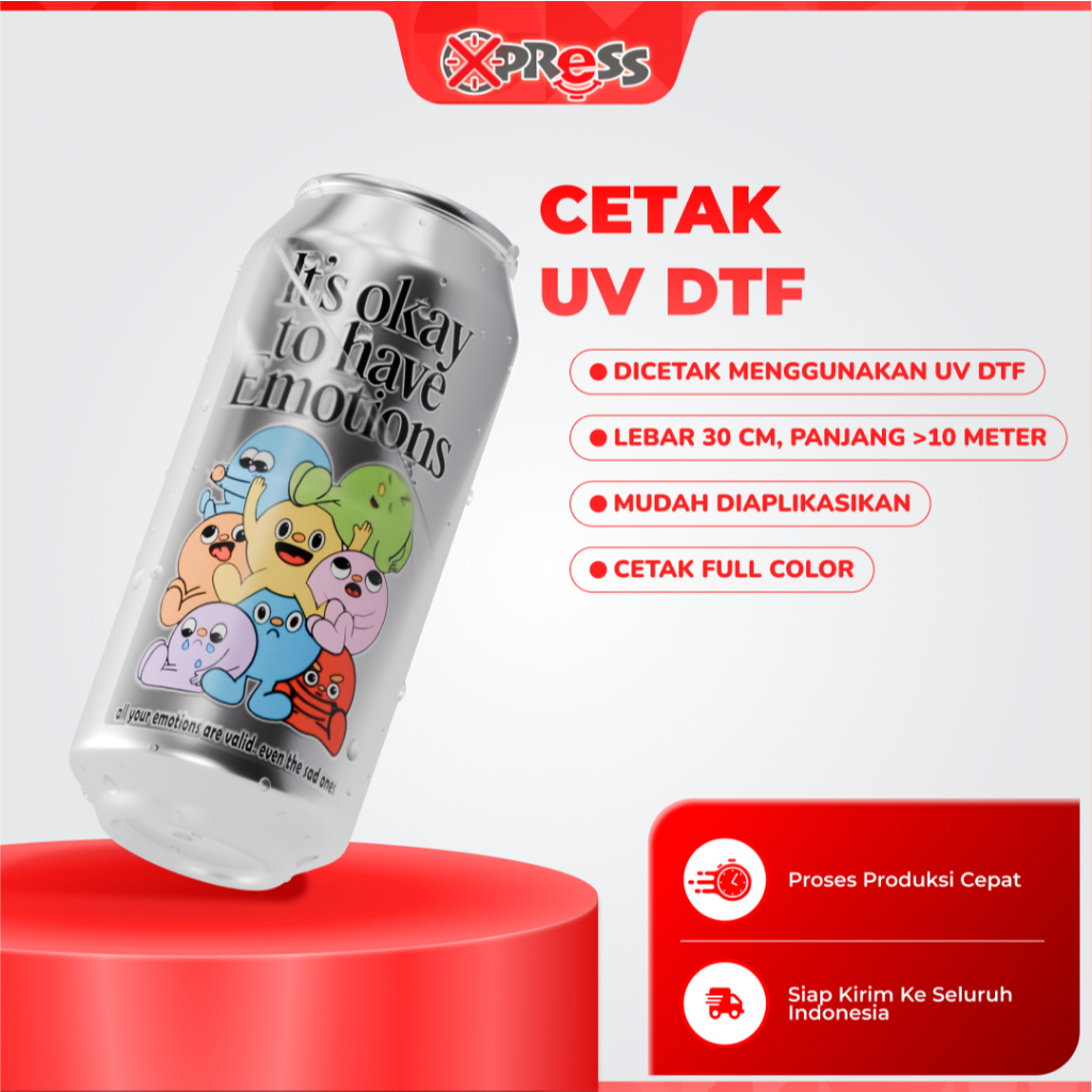 DTF UV Print / DTF UV Print กว้าง 60 ซม.