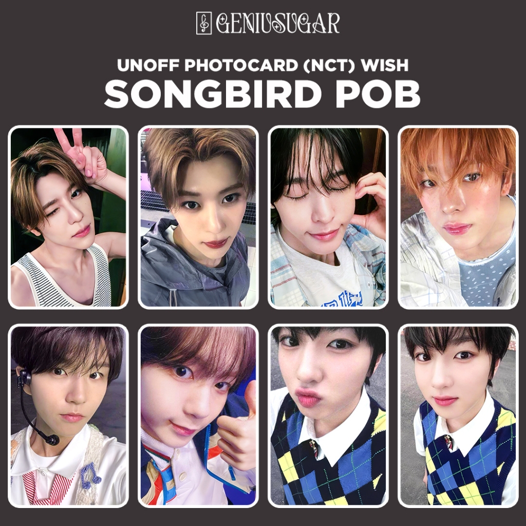 [NCT Wish] SONGBIRD POB PHOTOCARD UNOFFICIAL