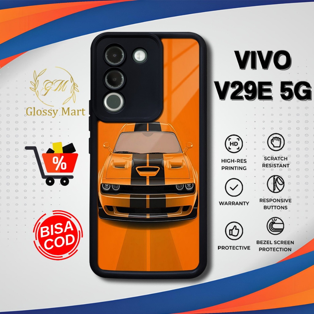 ล่าสุด Vivo V29E 5G Car Case V29E 5G Softcase Hardcase Glossy Glossy KesingMart88