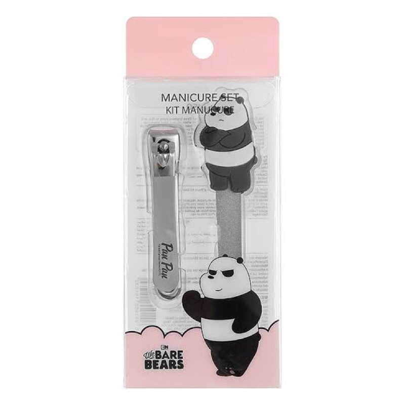 Miniso We Bare Bears ชุดแต่งเล็บ/กรรไกรตัดเล็บ Miniso