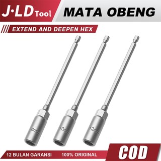 JLD 150MM Ekstension Panjang Sambungan Mata Bor Obeng 8/10/12mm Kunci Socket Hex Impact Drive