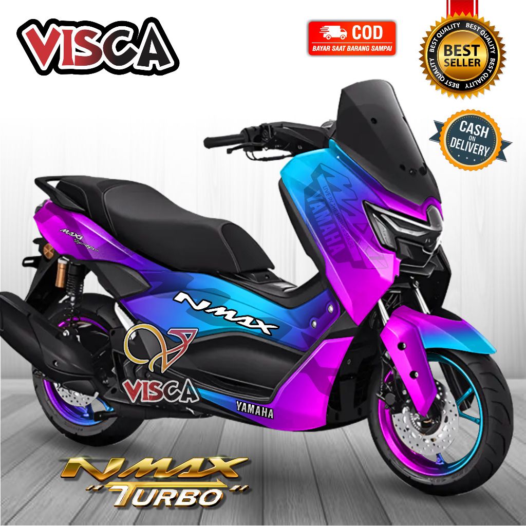 Decal NMAX Turbo Full Body สติกเกอร์ NMAX ใหม่ 2024 Fullbody Decal Nmax Neo Striping NMAX 2024 ล่าสุ