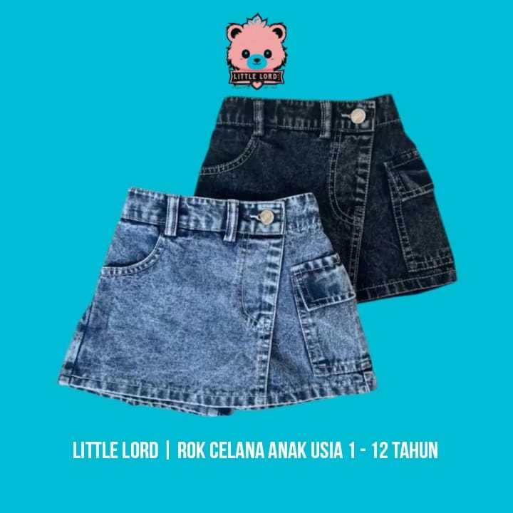 Little nord Rocela Cargo Jeans Skirt for Girls 1-12 ปี - Rocella kids& 39;s fashion