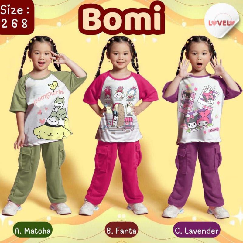 ชุดเด็กผู้หญิง Sanrio Bomi Lovelo