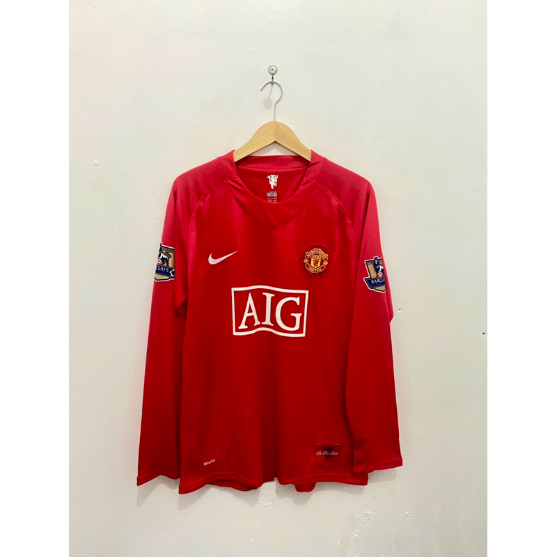 Retro Jersey Rare Manchester United Home 2008 2009 RONALDO 7