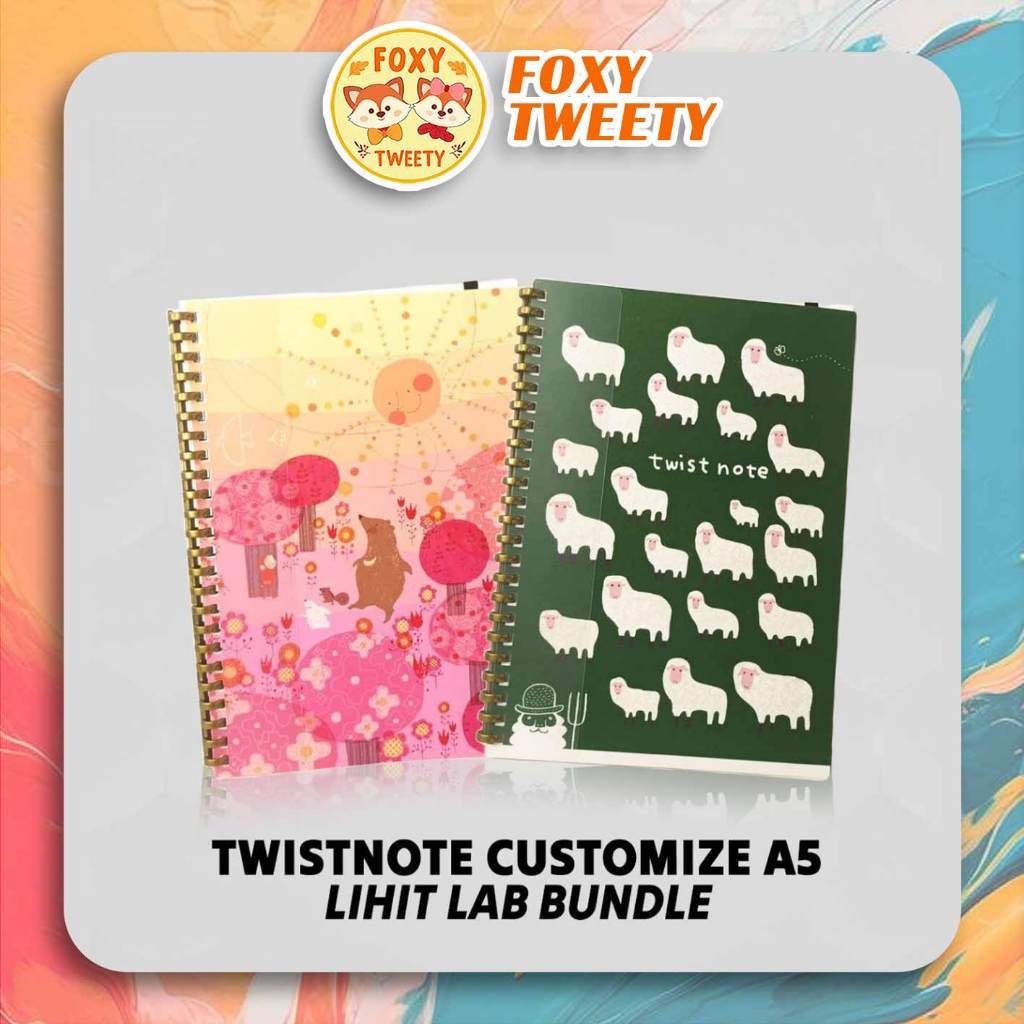 Twistnote CUSTOMIZE A5 LIHIT LAB BUNDLE/ BINDER LIHIT LAB/ BINDER KECE LIHIT LAB