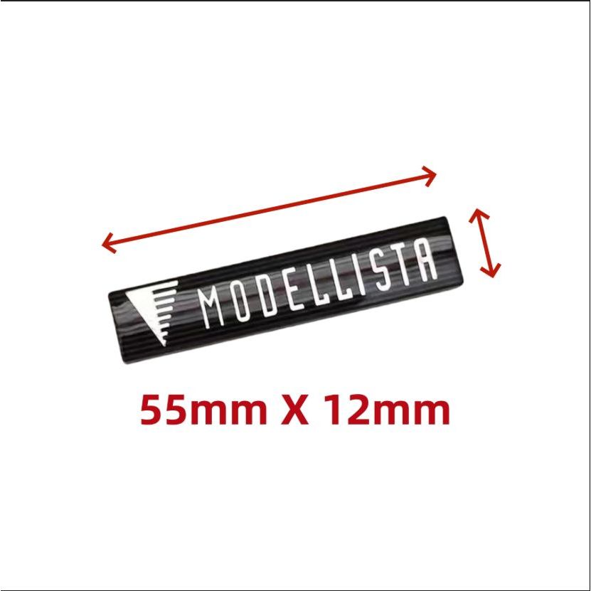 Modellista Logo Skirt Emblem Skirting Badge Toyota Vellfire Alphard Camry Side Skirt Logo Modellista