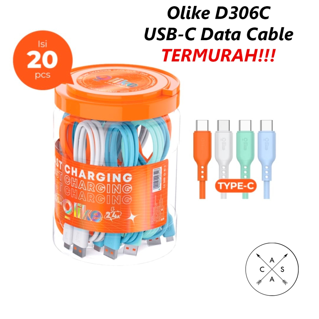 ต่อแพ็ค - Olike D306 (D306C) สายเคเบิลข้อมูล USB TYPE-C