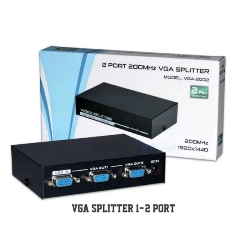 VGA SPLITTER 2 PORT ADAPTER / VGA SPLITTER 2 PORT