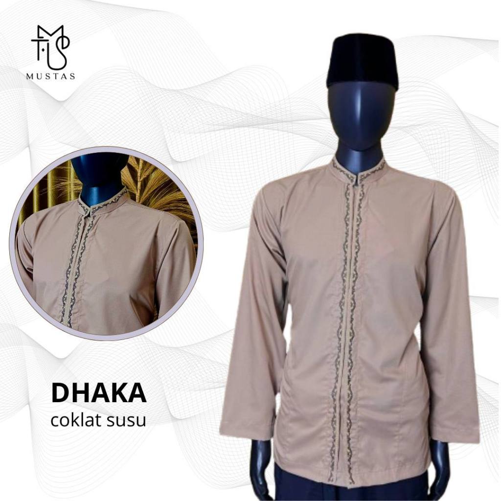 KATUN DHAKA KOKO เสื้อผ้ามุสลิมผู้ใหญ่ผ้าฝ้าย