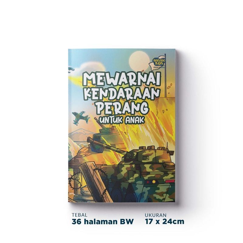 หนังสือระบายสี WAR VEHICLE FOR CHILDREN (K DERA)