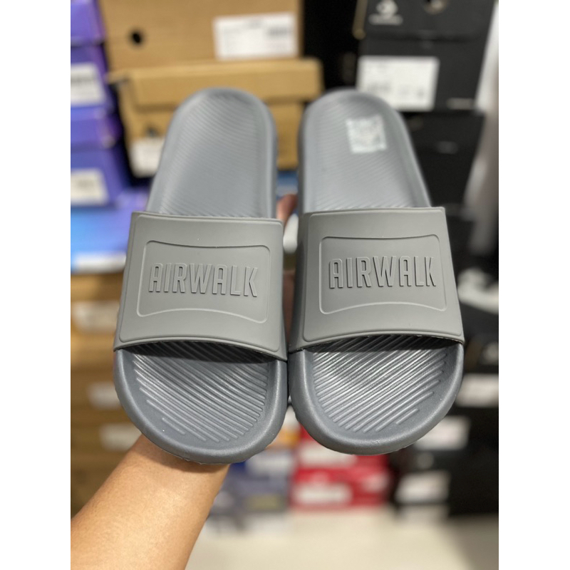 Airwalk รองเท้าแตะสําหรับผู้ชายไม่มีสีเทา AIWSM231217รองเท้าแตะ G ORIGINAL