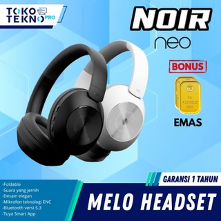 Noir Neo Melo Headset Foldable Bluetooth 5.3 Headphone With ENC