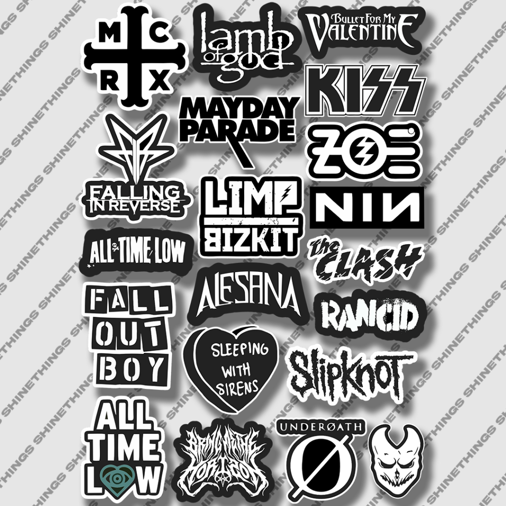 สติ๊กเกอร์วงโลหะ Bring Me The Horizon BMTH Sticker || เคส แรงม้า สติกเกอร์ติดหมวกกันน็อค
