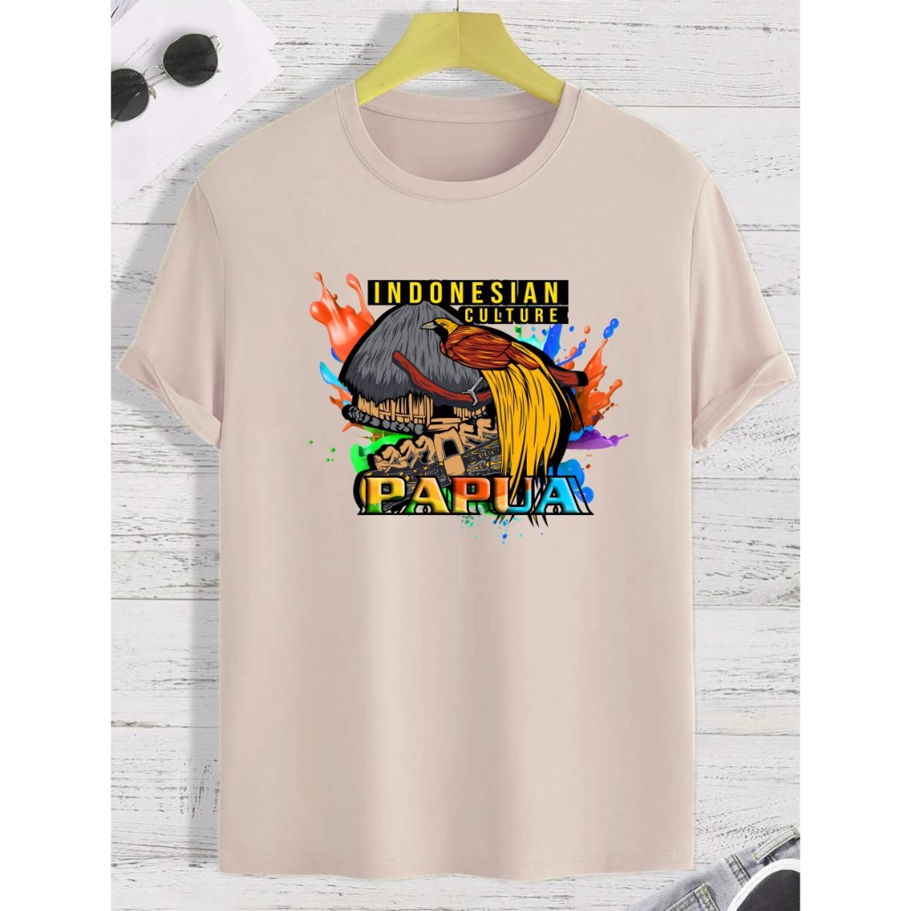 PAPUA HOME เสื้อยืด CULTURE THAT ARE SOFT AND VARIOUS COLORS THAT CAN BE WORN BY UNISEX