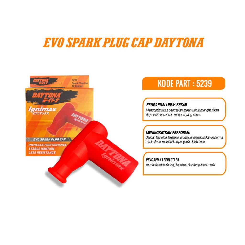 ท่อ SPARK PLUG EVO SPARK PLUG CAP DAYTONA Racing SPARK PLUG Cop